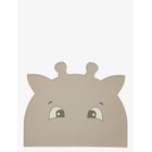 NUUROO Albert Silicone Placemat Giraffe - COBBLESTONE - 40X32.5 cm