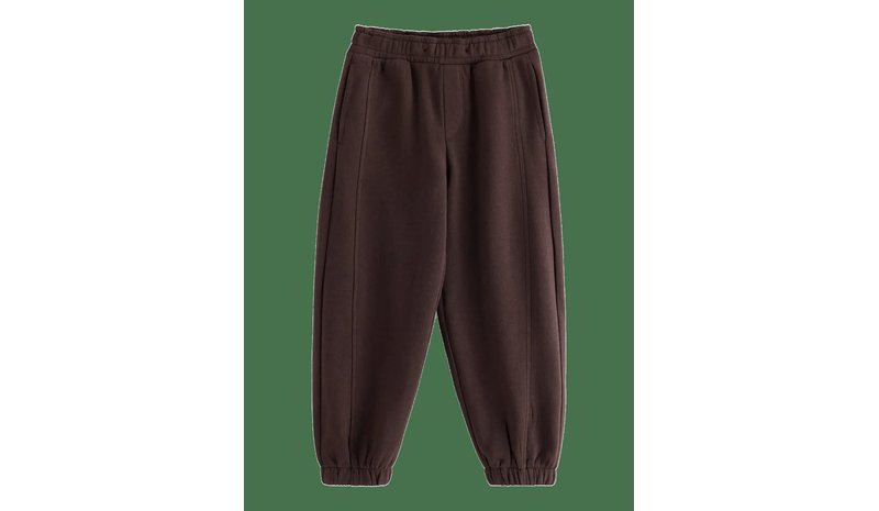 LINDEX Joggers With Brushed Inside - DARK BROWN - 116