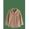 LINDEX Jacket In Microfleece - LIGHT DUSTY BROWN - 98 – kuva 1