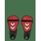 HUMMEL Hml Shin Guards Flex Shell - POMPEIAN RED - 155 cm – kuva 1
