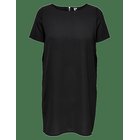 ONLY CARMAKOMA Carlux Life Ss Tunic Dress Wvn Noos - BLACK - 54
