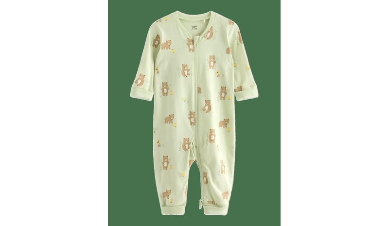 LINDEX Pyjamas - LIGHT DUSTY GREEN - 80 – kuva 1/2