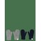MP DENMARK Comfy Mittens 2-Pack - GREY MAL. - 56-62 – kuva 1
