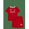 NAME IT Nmnhiteam Short Set - TRUE RED - 92 – kuva 1