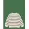 DAILY 7 Oversized Sweater Stripe - OFF WHITE - 110 – kuva 1