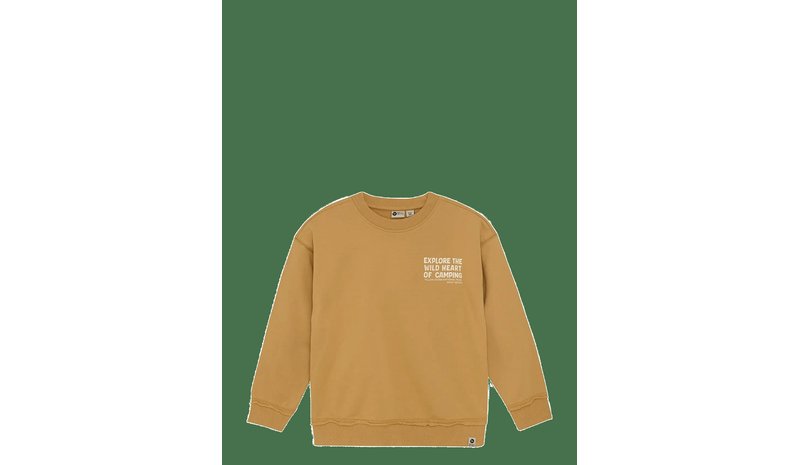 DAILY 7 Oversized Sweater Backprint - LIGHT CHESTNUT - 80 – kuva 1/2