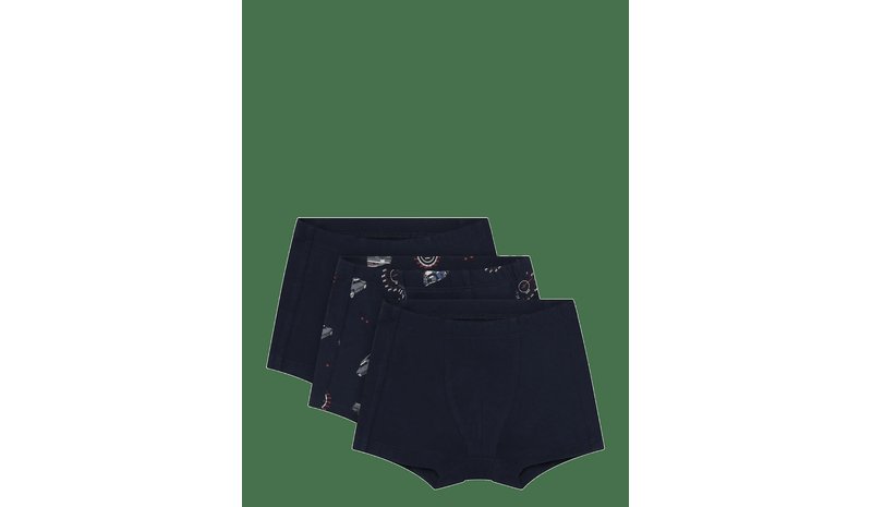 MINYMO Boxers 3-Pack Aop - DARK SAPPHIRE - 104 – kuva 1/2