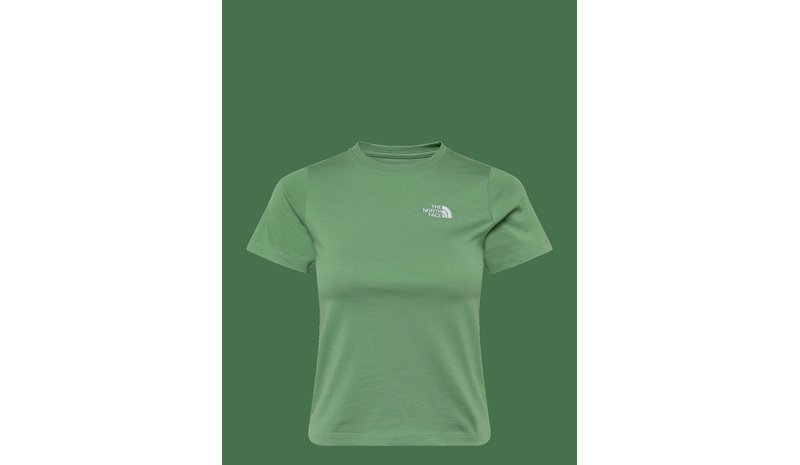THE NORTH FACE Teen Evolution Simple Dome S/S Tee - DIMMED ALGAE - 142-151 – kuva 1/2