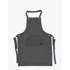 NOBLE HOUSE Apron Ronja Recycled - BLACK - 65X90 cm x 1.5