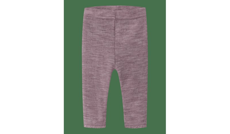 NAME IT Nbfwang Wool Needle Legging Solid Noos - TOADSTOOL - 86 – kuva 1/2