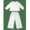 MANGO Full Cotton Textured Pyjamas Set - NATURAL WHITE - 110 – kuva 1