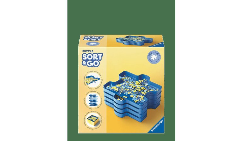 RAVENSBURGER Puzzle Sort & Go - MULTI COLOURED - One Size – kuva 1/2