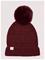 MP DENMARK Svaneke Beanie - Pompon - WINE RED - 47/49 – kuva 1
