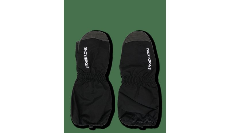 DIDRIKSONS Shell Kids' Gloves - BLACK - 4-6 – kuva 1/2