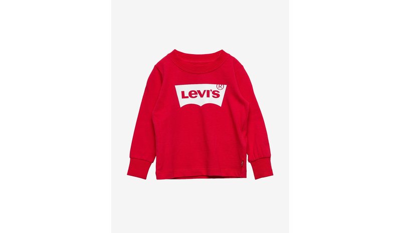 LEVI'S Ls-L/S Tee - SUPER RED - 92 – kuva 1/2