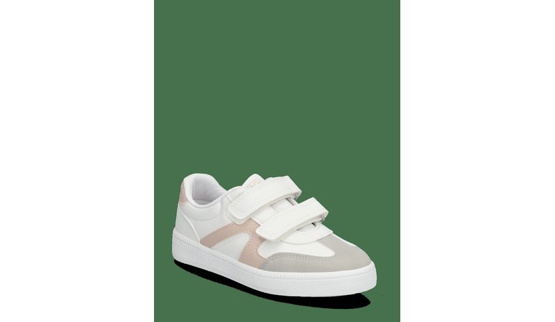 MANGO Velcro Fastening Mixed Sneakers - WHITE - 27 – kuva 1/3