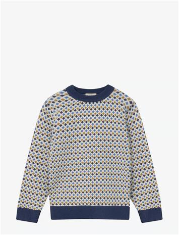 FLIINK Benna Multi Pullover - SANDSHELL MULTI - 1-1.5Y(85 cm) – kuva 1/2