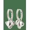 PILGRIM Luis Earrings Silver-Plated - SILVER PLATED - One Size – kuva 1