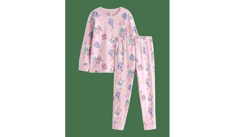 LINDEX Pyjama Set - LIGHT PINK - 110/116