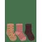 MP DENMARK Thora Socks - 3-Pack - TAWNY BROWN - 37/39 – kuva 1
