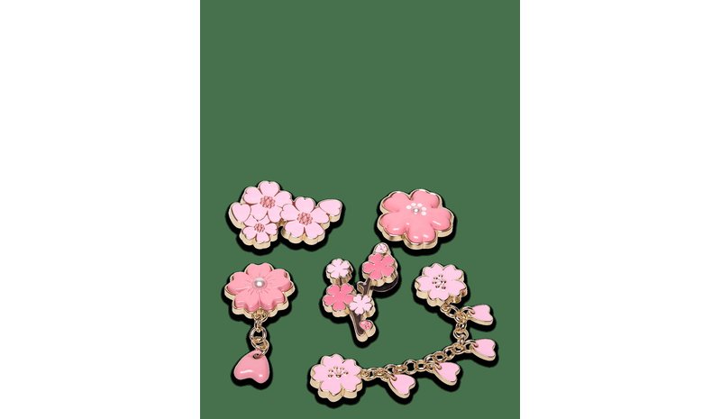 CROCS Blooming Cherry Blossom 5 Pack - WHITE - One Size – kuva 1/2