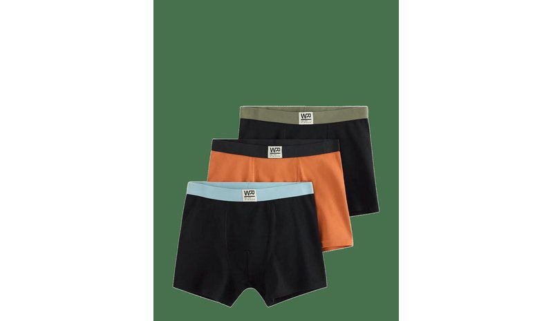 LINDEX 3-Pack Boxer Shorts - BLACK - 134/140