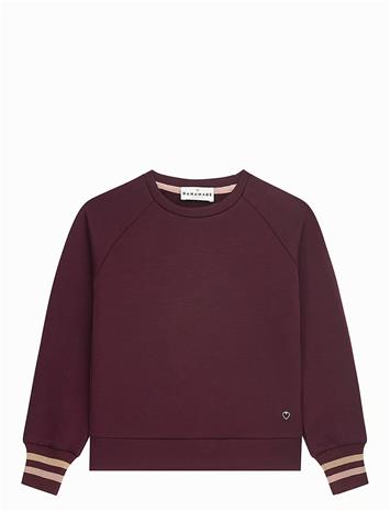 DANAMADE Sweatshirt Dbrenda - BORDEAUX - 158 – kuva 1/2