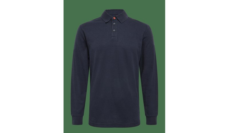 TOM TAILOR Structured Polo - SKY CAPTAIN BLUE - L – kuva 1/4