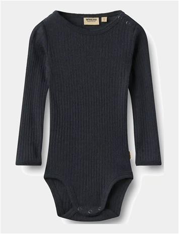 WHEAT Wool Silk Body L/S Lucca - NAVY - 92 – kuva 1/2