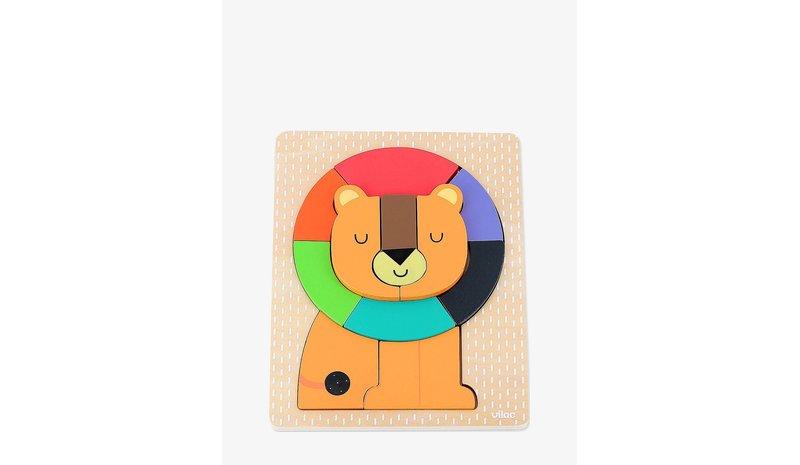 VILAC Puzzle 17 Pcs - Lion By Andy Westface - RAINBOW - One Size – kuva 1/2