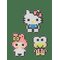 HELLO KITTY Hello Kitty Vandperler - MULTI - One Size – kuva 1