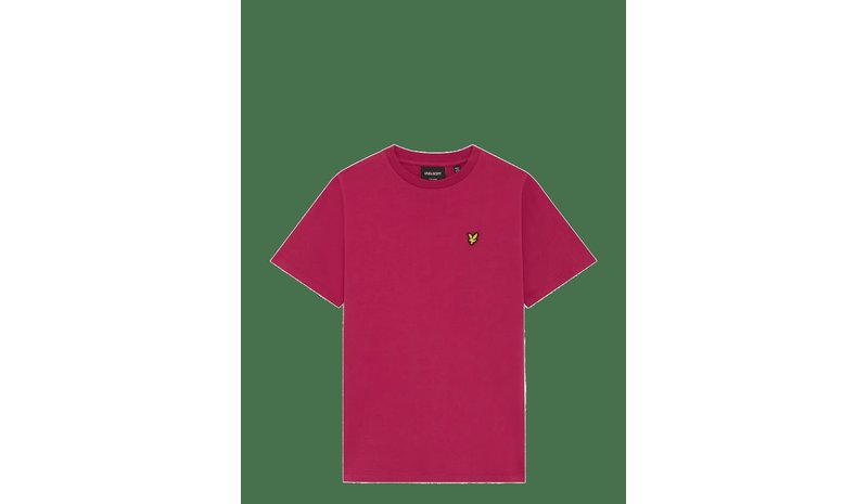 LYLE & SCOTT Plain T-Shirt - E46 CRANBERRY - 128-134 – kuva 1/2