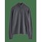 LINDEX Sweater Fineknit Halfzip - DARK GREY - 128 – kuva 1