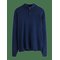 LINDEX Sweater Fineknit Halfzip - DARK BLUE - 128 – kuva 1