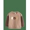 LINDEX Sweatshirt With Brushed Inside - LIGHT DUSTY BROWN - 74 – kuva 1