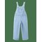MANGO Embroidered Denim Dungarees - OPEN BLUE - 116 – kuva 1