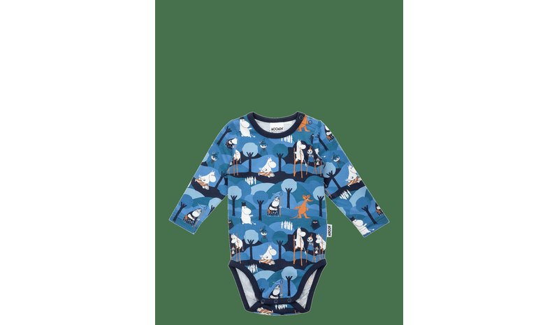 MOOMIN Äventyr Body - BLUE - 56 – kuva 1/2