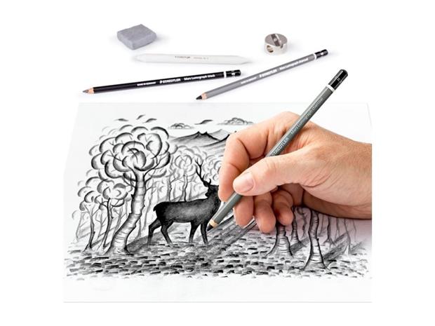 Staedtler Mixed Charcoal Set 100% PEFC – kuva 5/5