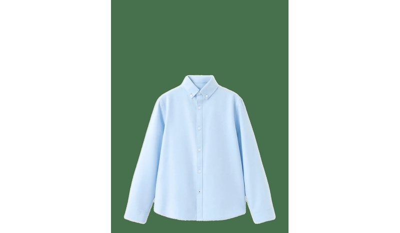 MANGO Oxford Shirt - LT-PASTEL BLUE - 152 – kuva 1/2