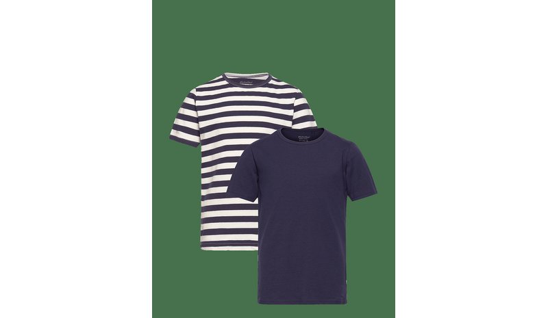 MINYMO Basic 32 -T-Shirt Ss (2-Pack) - MARSHMALLOW - 152 – kuva 1/2