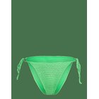 MANGO Beaded Crochet Bikini Bottoms - GREEN - S