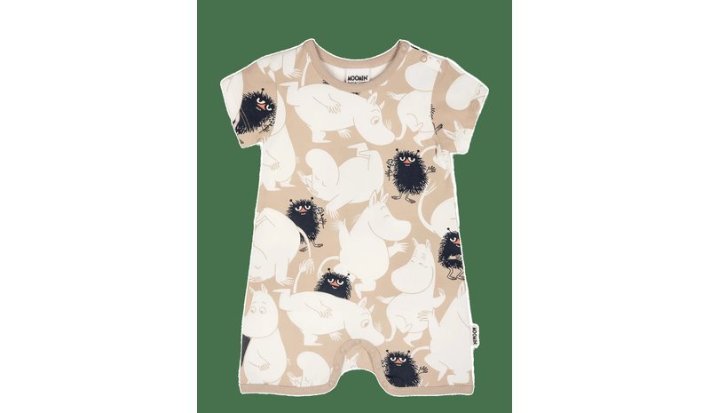 MOOMIN Vild Stinky Playsuit - BEIGE - 62 – kuva 1/2