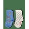 MINI RODINI Violas 2-Pack Socks - MULTI - 36/39 – kuva 1