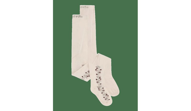 MINYMO Stockings W. Pattern (2-Pack) - BIRCH - 56\62 – kuva 1/2