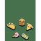 CROCS Spooky Snack 5 Pack - WHITE - One Size – kuva 1