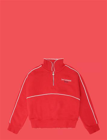 LEVI'S Hz-1/2 Zip Top - MARS RED - 140 – kuva 1/2