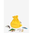 MARTINEX Forest Animals Rhyme Bag - YELLOW - SWEDISH