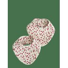 LOUIELOUIE Bibs -Jersey 2 Pack - PETIT RASPBERRIES - One Size