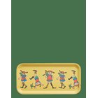 MUURLA Tray 27X13Cm Pippi Longstocking - YELLOW - 27X13 cm