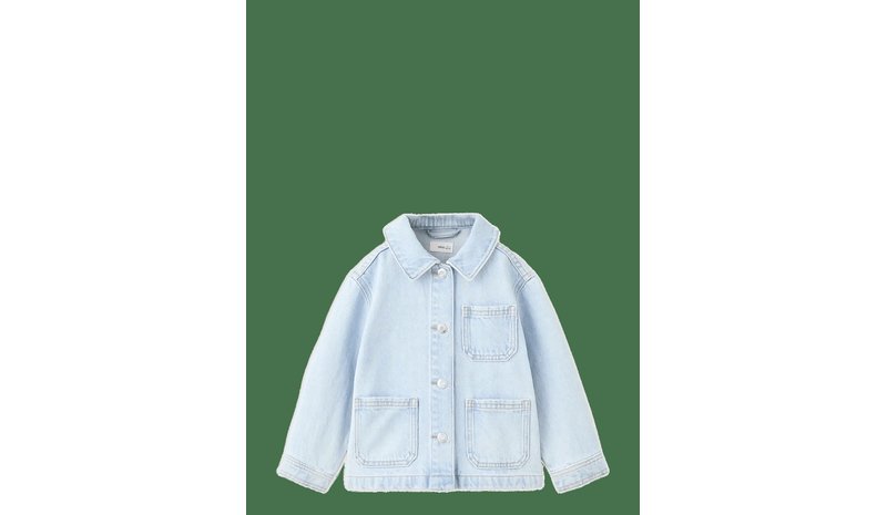 MANGO Denim Jacket Pockets - OPEN BLUE - 98 – kuva 1/2
